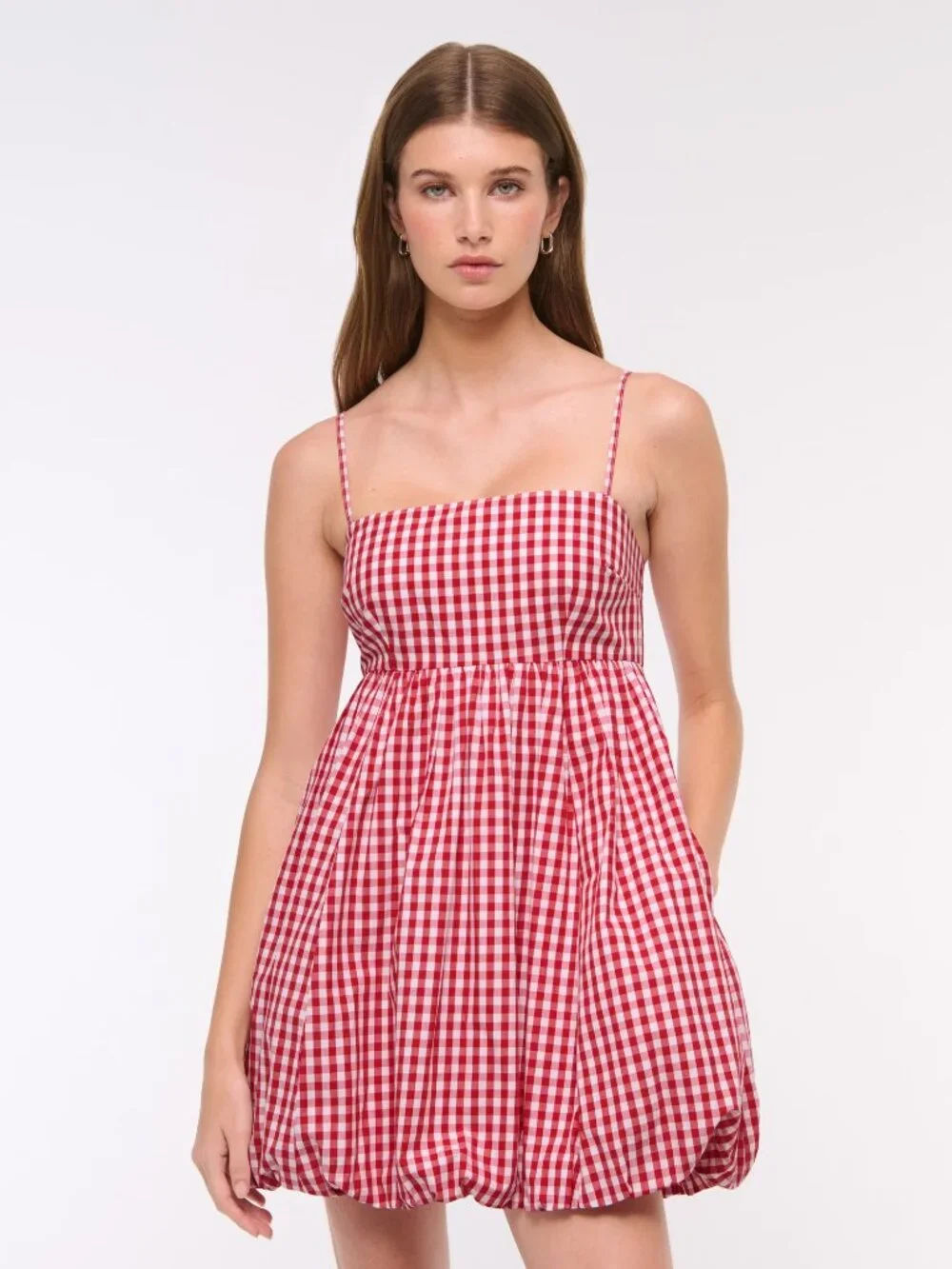Babydoll Gingham Dress NWT - Picture 1 of 4